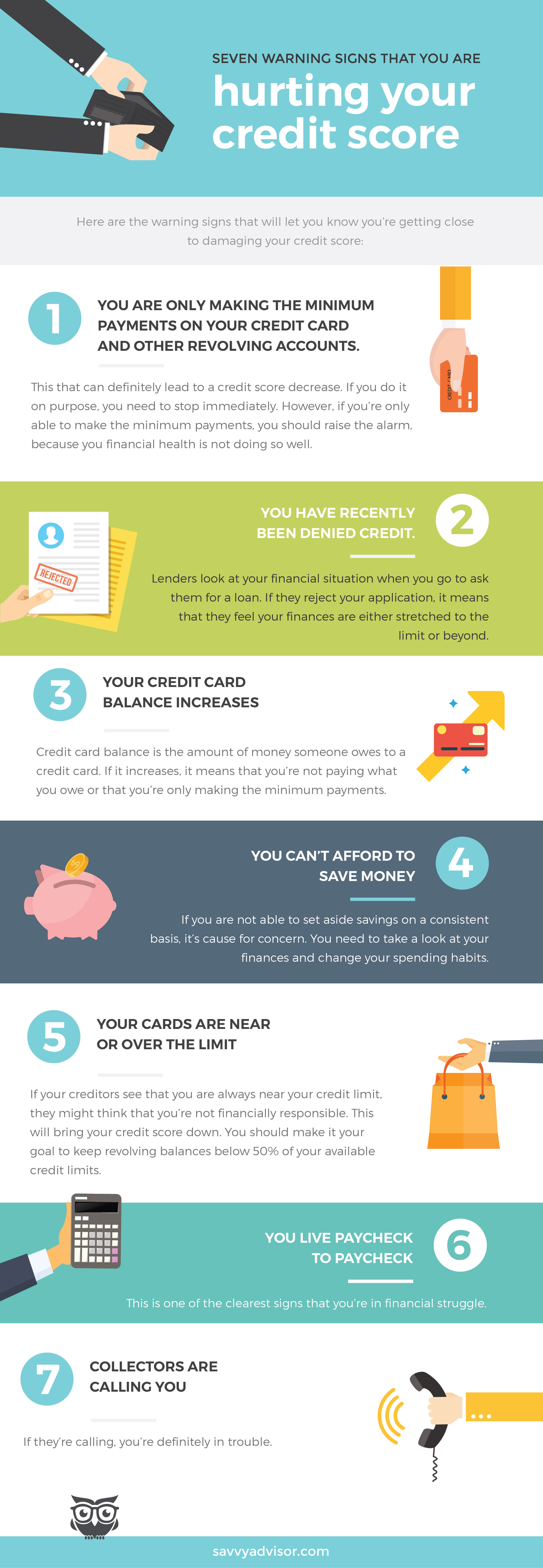 hurting your credit score